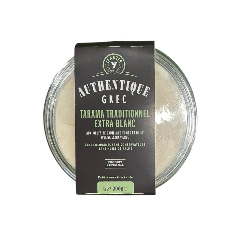 Tartinade tarama extra blanc AUTHENTIQUE GREC BY IFANTIS 200 g Tartinade tarama extra blanc AUTHENTIQUE GREC BY IFANTIS 200 g