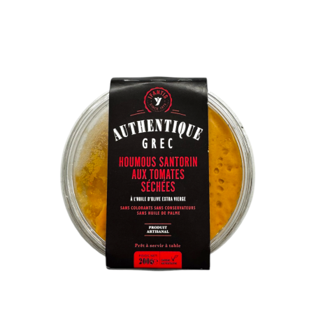 Tartinade Houmous Santorin aux tomates séchées AUTHENTIQUE GREC BY IFANTIS 200 g