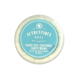 Yaourt grec traditionnel égoutté 10% M.G. AUTHENTIQUE GRECQUE BY IFANTIS 125 g
