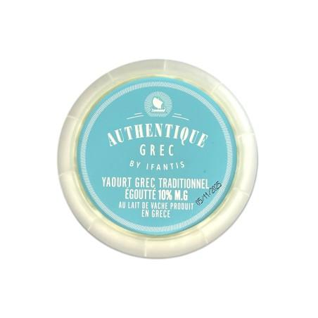 Yaourt grec traditionnel égoutté 10% M.G. AUTHENTIQUE GRECQUE BY IFANTIS 125 g
