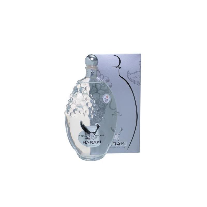 Raki de Crète HARAKI 500 ml bouteille en relief 40% vol