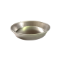 Plat en aluminium rond (tapsi) , réutilisable, de diamètre 22 cm et de hauteur 4 cm