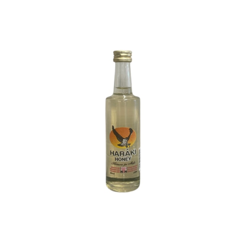 Rakomelo de Crète HARAKI 50 ml 40 % vol Rakomelo de Crète HARAKI 50 ml 40 % vol