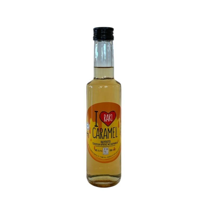 Liqueur I love RAKI au caramel CRETAN SPIRIT 19 % vol 200 ml Liqueur I love RAKI au caramel CRETAN SPIRIT 19 % vol 200 ml