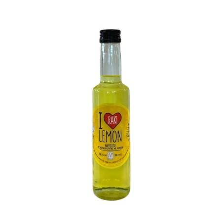 Liqueur I love RAKI au citron CRETAN SPIRIT 19 % vol 200 ml