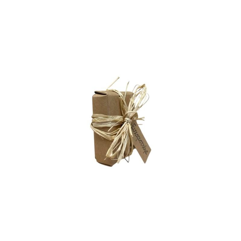 Boîte en carton kraft Taille 6X6X2 cm