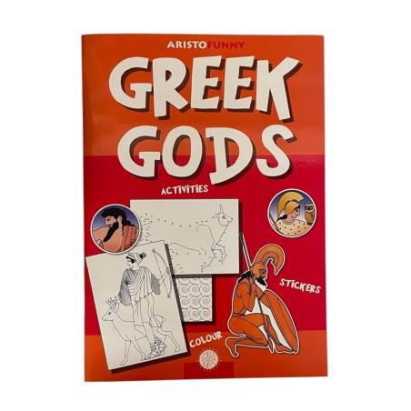 Livre d'activités "Dieux grecs" - ARISTOFUNNY avec stickers 13 pages