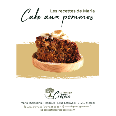 Fiche recette à télécharger - Cake aux pommes