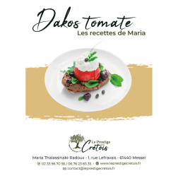 Fiche recette à télécharger - Dakos à la tomate