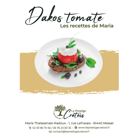 Fiche recette à télécharger - Dakos à la tomate