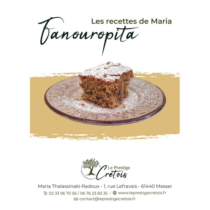 Fiche recette à télécharger - Fanouropita