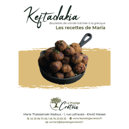 Fiche recette à télécharger - Keftadakia (boulettes de viande hachée à la grecque)