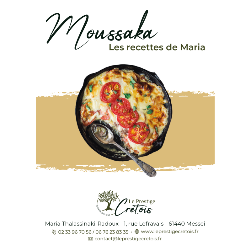 Fiche recette à télécharger - Moussaka