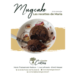 Fiche recette à télécharger - Mug cake à la caroube