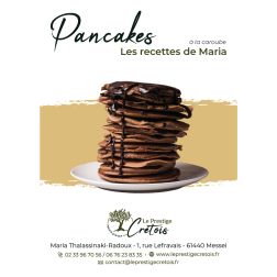 Fiche recette à télécharger - Pancake à la caroube