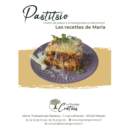 Fiche recette à télécharger - Pastitsio