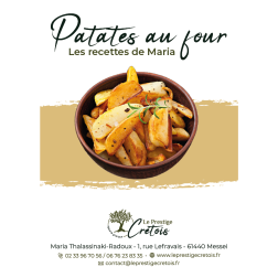 Fiche recette à télécharger - Patates au four