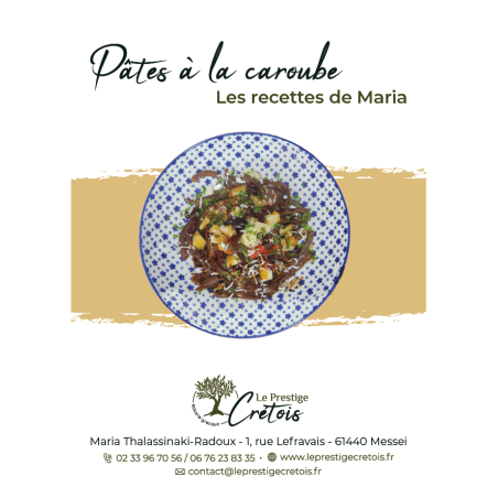 Fiche recette à télécharger - Salades de pâtes à la caroube