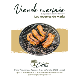 Fiche recette à télécharger - Viande marinée à la grecque pour barbecue