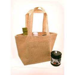 Sac de toile de jute naturel 30x20 cm