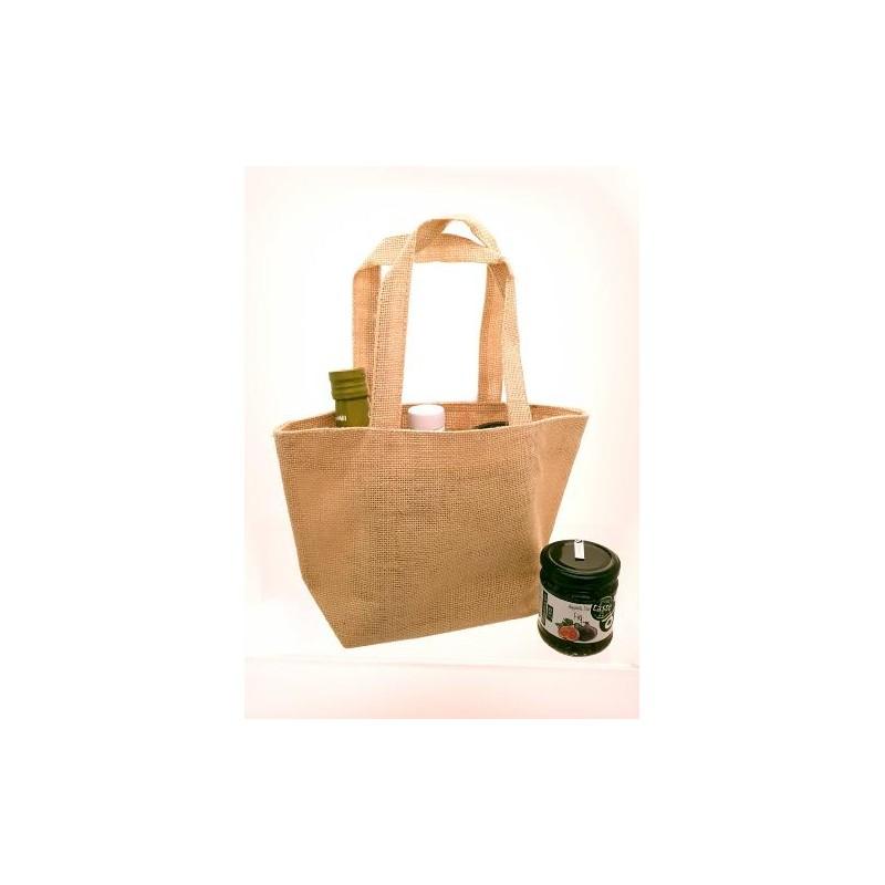 Sac de toile de jute naturel 30x20 cm