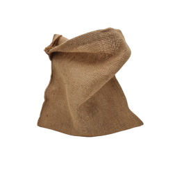 Grand sac en toile de jute durable, dimensions 34x46 cm