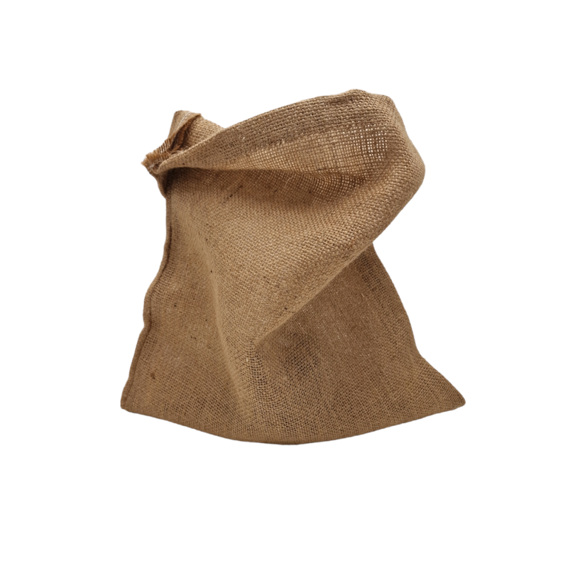 Grand sac en toile de jute durable, dimensions 34x46 cm