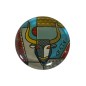 Magnet rond en verre "Minotaure" - Diamètre 3,5 Magnet rond en verre "Minotaure" - Diamètre 3,5