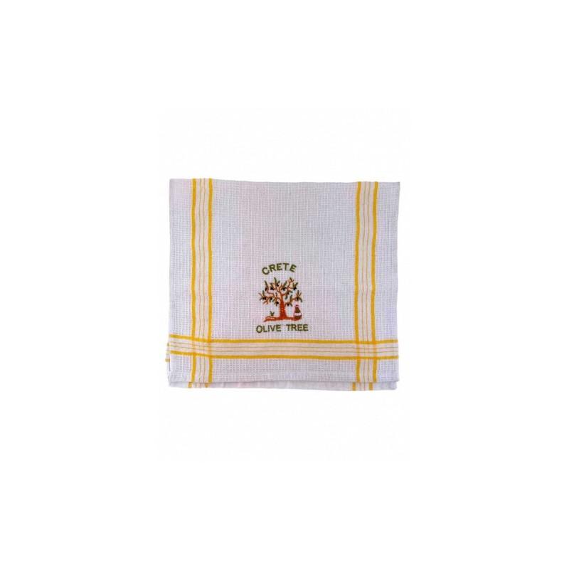 Serviette en tissus avec le logo CRETA 65X35cm