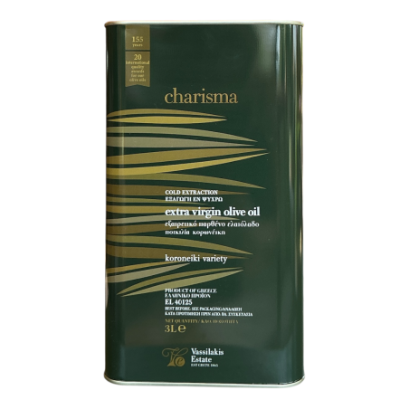 Huile d’olive vierge extra Charisma VASSILAKIS ESTATE 3 l