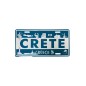 Plaque en aluminium - "Crète-Grèce" - 30x15
