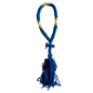 Komboskini - chapelet de prière orthodoxe bleu 35 nœuds Komboskini - chapelet de prière orthodoxe bleu 35 nœuds