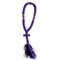Komboskini - chapelet de prière orthodoxe violet 35 nœuds Komboskini - chapelet de prière orthodoxe violet 35 nœuds