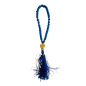 Komboskini - chapelet de prière orthodoxe bleu 50 nœuds Komboskini - chapelet de prière orthodoxe bleu 50 nœuds