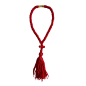 Komboskini laine - chapelet de prière orthodoxe rouge 50 nœuds Komboskini laine - chapelet de prière orthodoxe rouge 50 nœuds