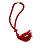 Komboskini laine - chapelet de prière orthodoxe rouge 50 nœuds Komboskini laine - chapelet de prière orthodoxe rouge 50 nœuds
