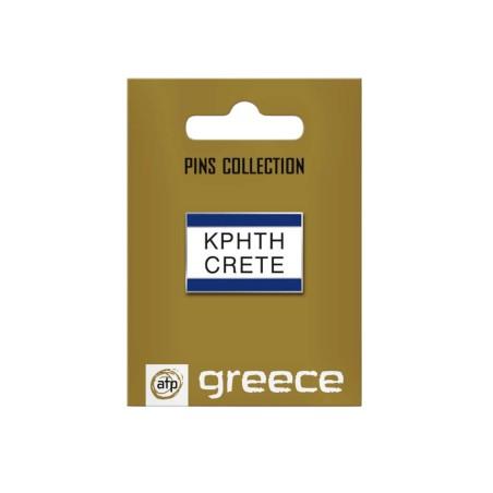 Pin’s panneau crétois KRHTH "CRETE" ATP