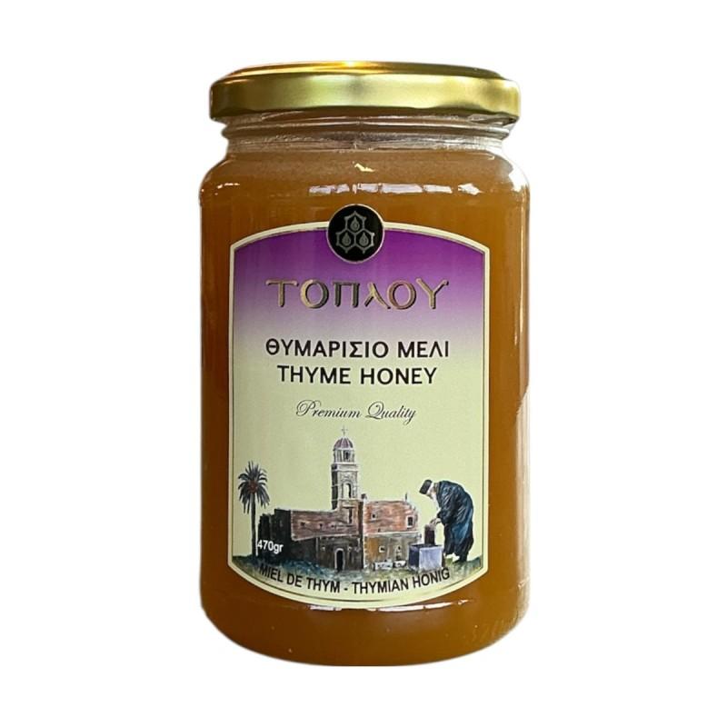 Miel de thym crétois TOPLOU 470 g Miel de thym crétois TOPLOU 470 g