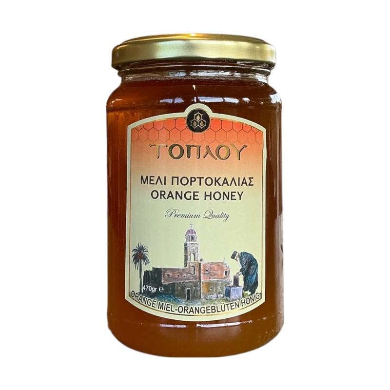 Miel d'oranger de Crète TOPLOU 470 g Miel d'oranger de Crète TOPLOU 470 g