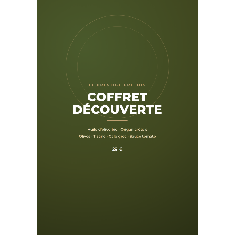 Coffret Découverte crétoise - 6 produits Coffret Découverte crétoise - 6 produits