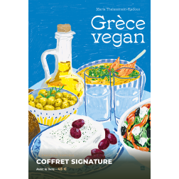 Coffret Signature - le livre et 4 produits crétois