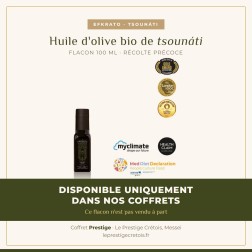 Huile d'olive extra vierge BIO Tsounati à haute teneur en polyphénols EFKRATO 100 ml