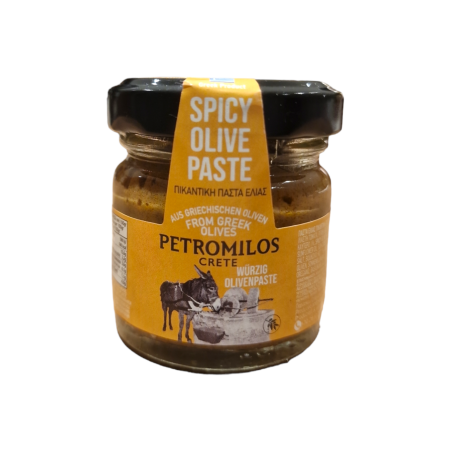 Tapenade d'olives vertes aux piments petit format PETROMILOS 40 g