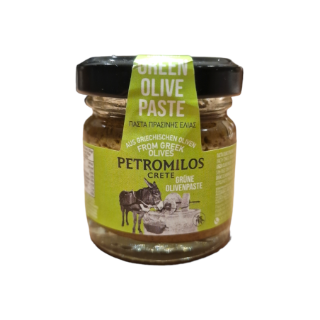 Tapenade d'olives vertes PETROMILOS petit format 40 g