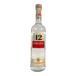 Ouzo 12 apéritif grec anisé 38% vol Ouzo 12 700 ml