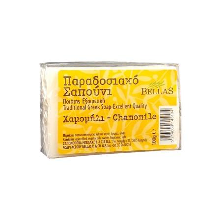 Savon à l'huile d'olive parfumé à la camomille BELLAS100 g