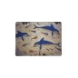 Magnet souvenir de la fresque aux dauphins - Palais minoen de Knossos - 7,4 x 5,5 cm
