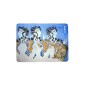 Magnet souvenir de Crète-Grèce "Dames en bleu - Knossos " 7,4x5,5 cm