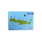 Magnet souvenir de Crète-Grèce "Carte île de Crète" 7,4x5,5 cm Magnet souvenir de Crète-Grèce "Carte île de Crète" 7,4x5,5 cm
