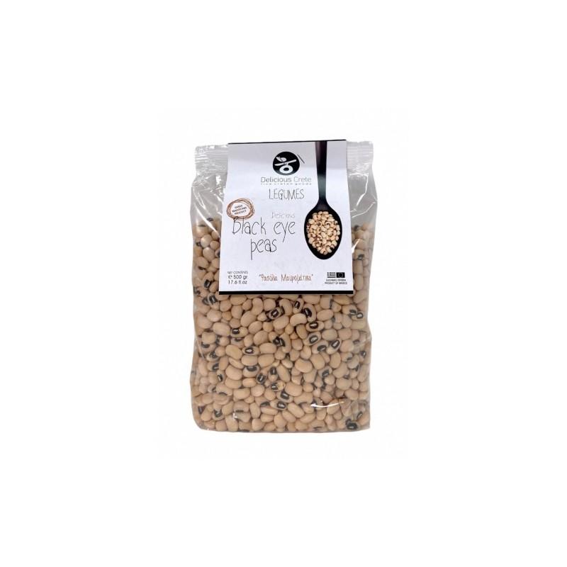 Fasolia mavromatika - Haricots aux yeux noirs DELICIOUS CRETE 500 g Fasolia mavromatika - Haricots aux yeux noirs DELICIOUS CRETE 500 g